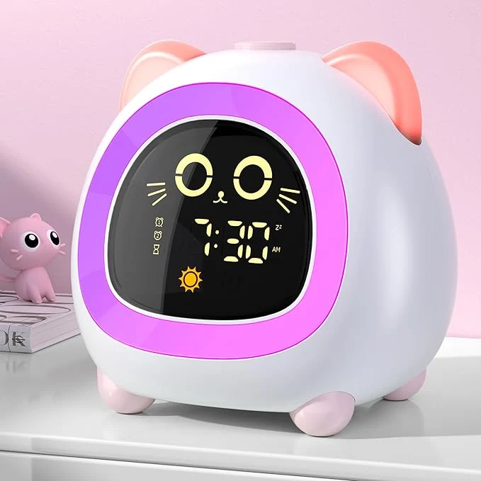 User-Friendly ANALOI Alarm Clock for Kids Ok to Wake Clock for Kids Reusable