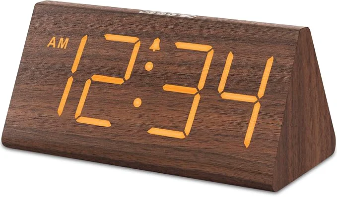 Effective DreamSky Wooden Digital Alarm Clocks Sophisticated