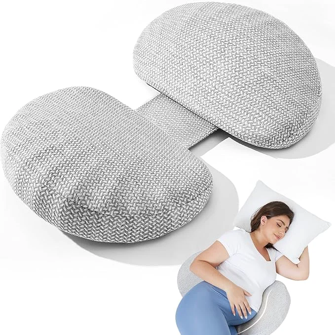 Dependable Tinkerz Pregnancy Pillow for Sleeping Memory Foam Pillow for Side Sleeper Innovative