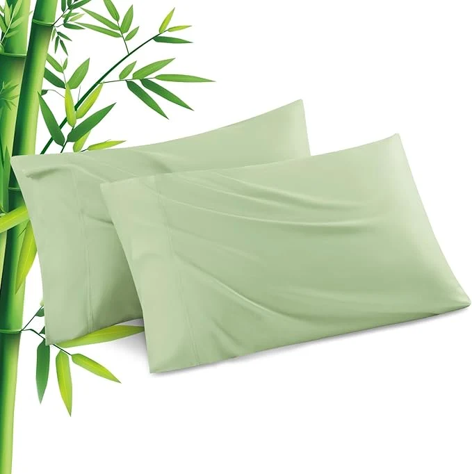 User-Friendly Pillowcases King Size 2 Pack Cooling Viscose from Bamboo Pillow Cases First-Class