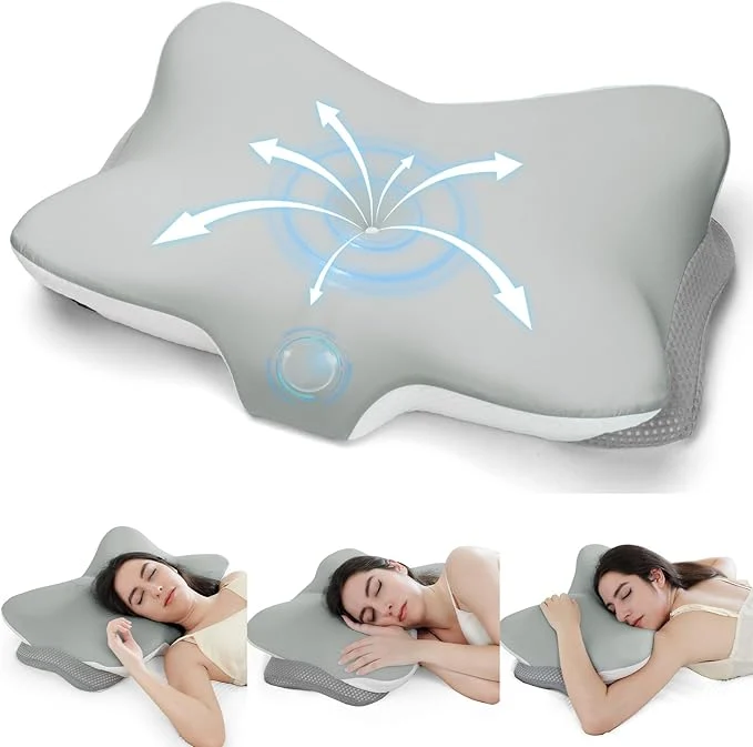 Sophisticated Cervical Neck Pillow for Pain Relief- Memory Foam Orthopedic Pillow Ergonomic Sustainable