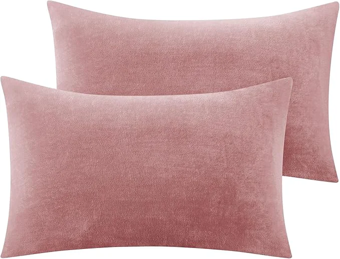 Reliable BEDELITE Flannel Pillow Cases Queen Size Set of 2 Super Soft Fleece Pillowcases Responsible