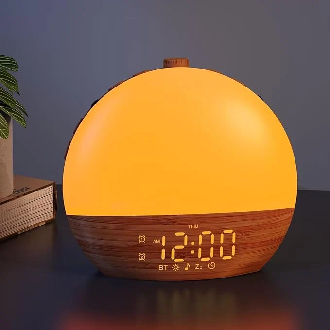 Fine Crafted Sunrise Alarm Clock with Sound Machine Minimalist