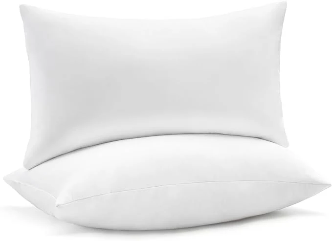 Trendy puredown® Feather Down Pillows Queen Size Hotel Collection Pillow Inserts Safe