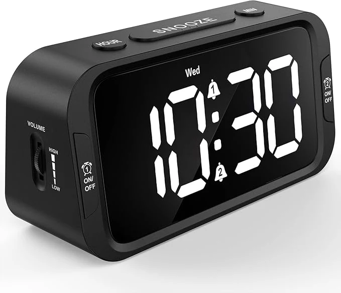 Smooth Odokee Digital Dual Alarm Clock Traditional
