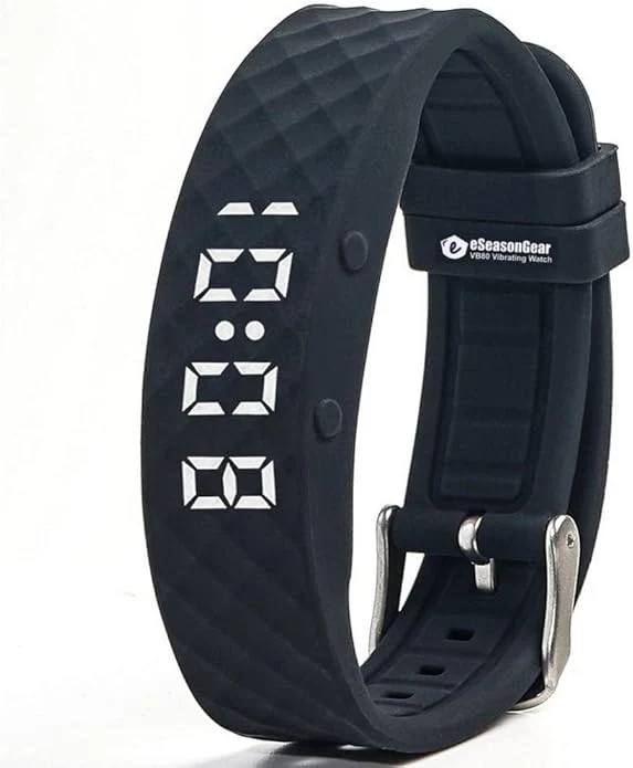 Expertly Made VB80 12 Alarm Vibrating Watch Silent Vibration Shake Wake ADHD Medication Recyclable