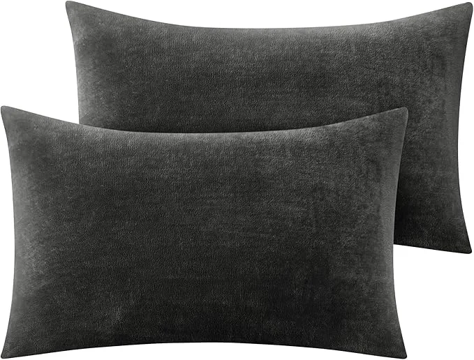 Prestigious BEDELITE Flannel Pillowcases Standard Set of 2 Super Soft Fleece Pillow Case Carefully Designed