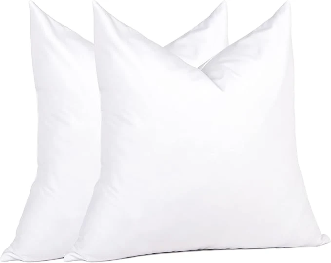 Specialty puredown® Natural Feather Down Throw Pillow Inserts 20 x 20 Décor Pillow Stylish