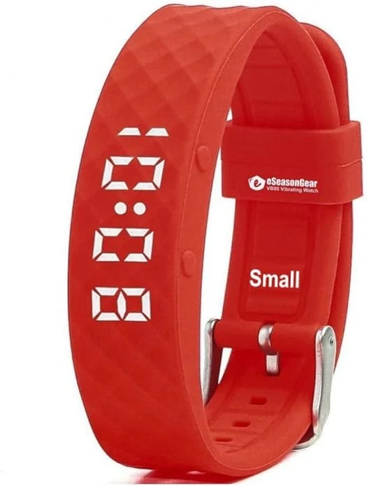 Reusable VB80 12 Alarm Vibrating Watch Silent Vibration Shake Wake ADHD Medication Innovative