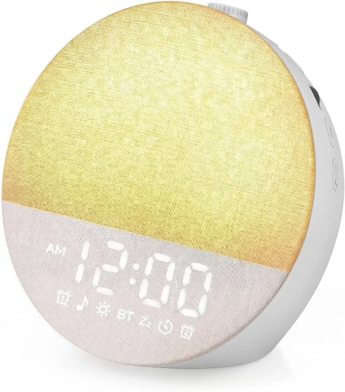 Fine Geuuap Sunrise Alarm Clock White Noise Machine Natural Wake-Up Light High-Grade