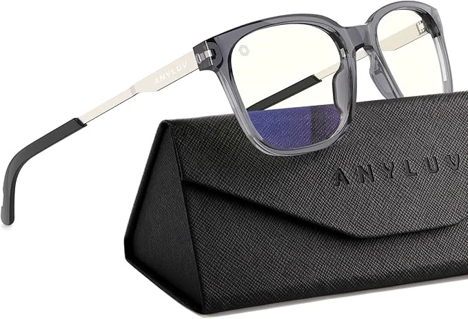 Refined ANYLUV Blue Light Glasses for Men Lightweight Computer Gaming Glasses Prestigious