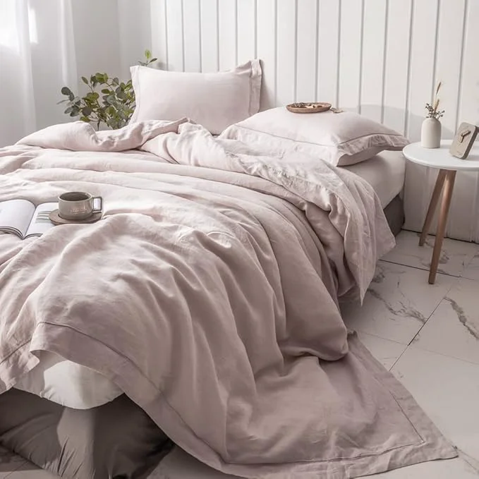 Pure Simple Opulence Washed Linen Duvet Cover Authentic