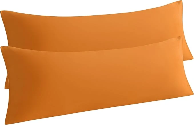 Crafted NTBAY Body Pillow Cases Set of 2 2 Pack Brushed Microfiber 20×54 Pillow Cases Smooth