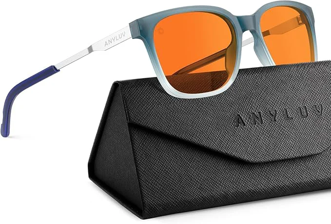 Innovative ANYLUV Blue Light Glasses for Men Lightweight Computer Gaming Glasses User-Friendly