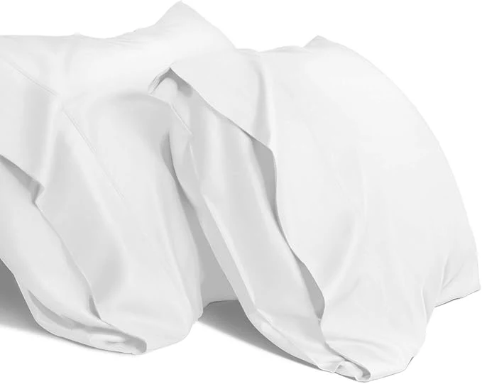Classic WishSmile Cooling King Pillowcases Set of 2 Breathable Cool Silky Soft Rayon Dependable