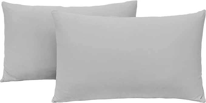 Expertly Made Jersey Knit Pillow Cases Standard Queen Set of 2 Advanced