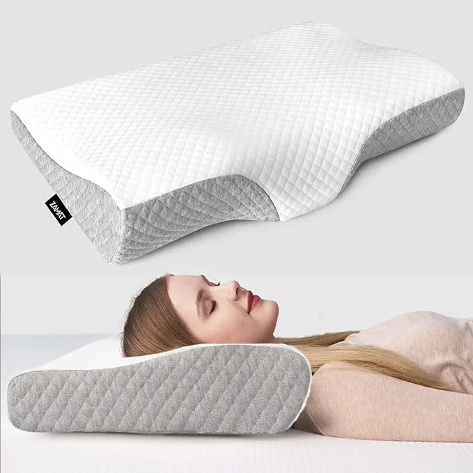 Secure ZAMAT Contour Memory Foam Pillow Efficient