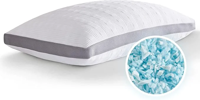 High-End Meoflaw Cooling King Size Bed Pillows Shredded Memory Foam Support Powerful