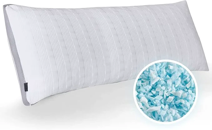 Trusted Meoflaw Cooling Pillows Body Size Shredded Memory Foam Bed Pillows Minimalist
