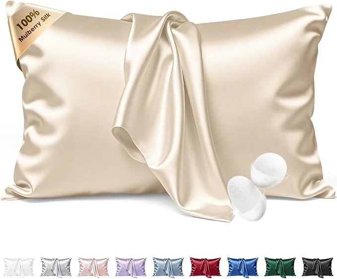 Comfortable Silk Pillow Cases Queen Size Mulberry Silk Pillowcase Smooth