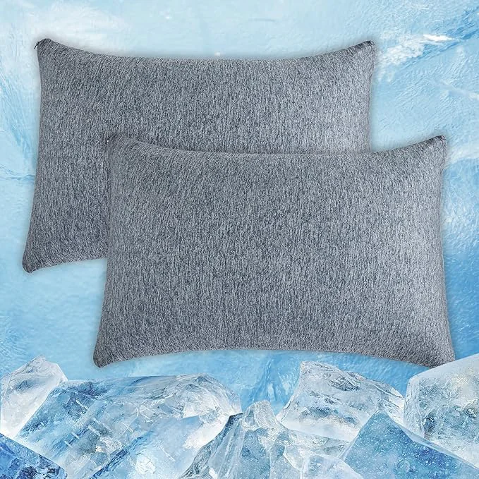 Pure CHOSHOME Cooling Pillow Cases Zipper Pillow Covers Q-Max 0.45 Zippered Smart