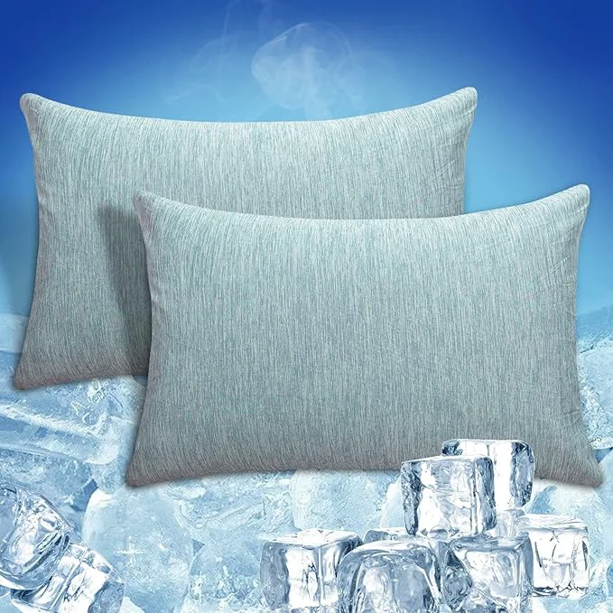 Elegant CHOSHOME Cooling Pillow Cases Zipper Pillow Covers Q-Max 0.45 Zippered Convenient