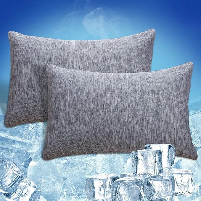 Recyclable CHOSHOME Cooling Pillow Cases Zipper Pillow Covers Q-Max 0.45 Zippered Long-Lasting