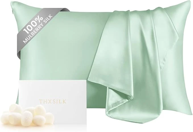 Stylish THXSILK Mulberry Silk Pillowcase Breathable
