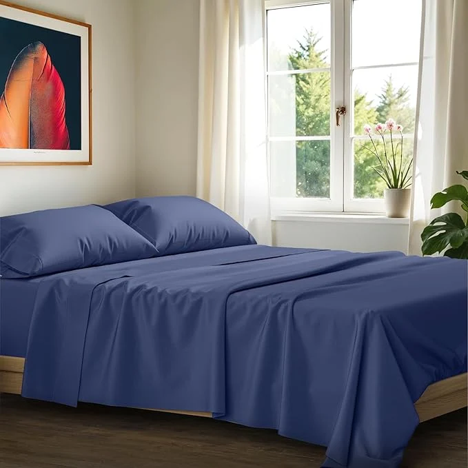 Trendy Egyptian Cotton King Size Sheets Set Original