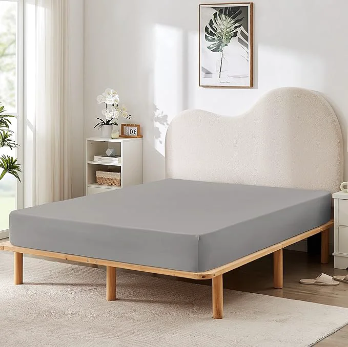 Flexible HBHLFZ Twin XL Fitted Sheet Only Soft Breathable Bottom Sheet Original Design