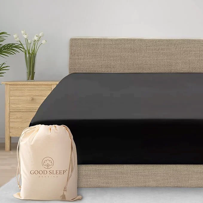 Carefully Designed 1000 Thread Count Dark Gray Queen Fitted Sheet Only Deep Pocket Egyptian Official