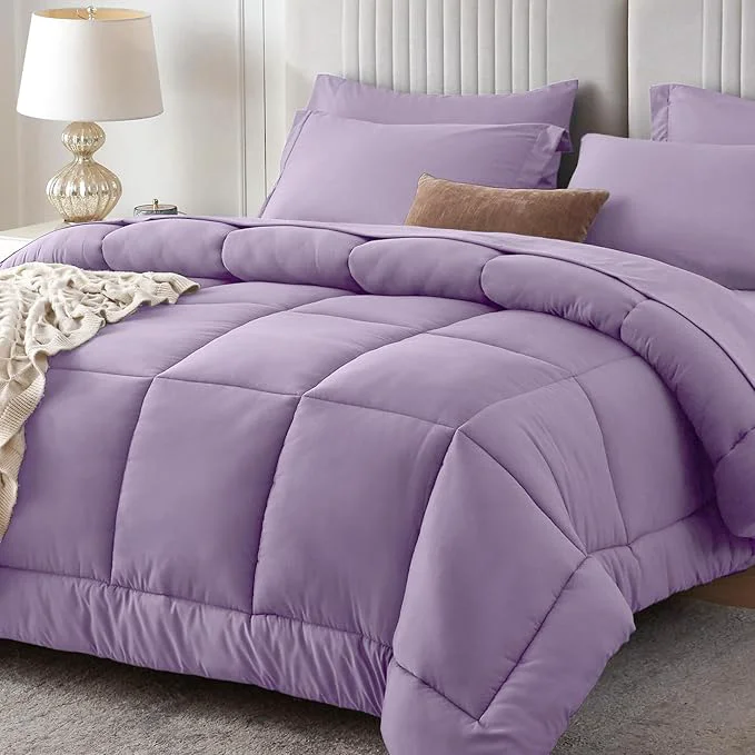 Pure Sasttie Twin XL Comforter Set 5 Pieces Twin XL Bed in a Bag Complete Bedding Comfortable
