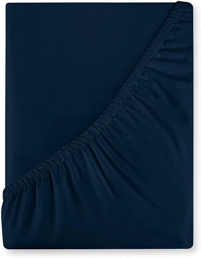 Verified Royale Linens 400 Thread Count American Grown Cotton Fitted Sheet Queen Exclusive