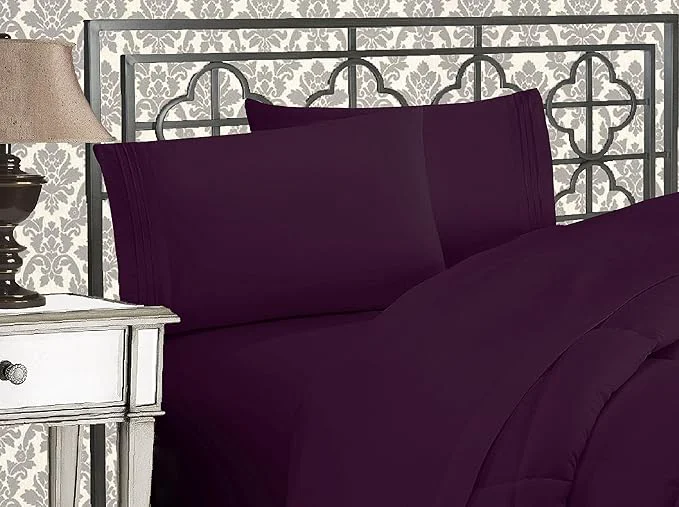 Luxury Elegant Comfort Luxurious 1500 Premium Hotel Quality Microfiber Three Line Prestigious