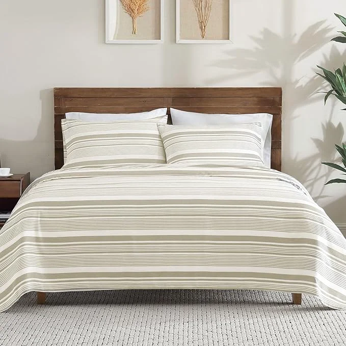 Safe ClevaHome Classic Stripe Sheet Set Powerful