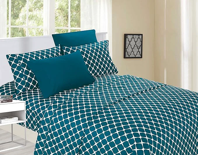 Trendy Elegant Comfort Luxury Softest and Coziest 6-Piece Bed Sheet Set Wrinkle Flexible