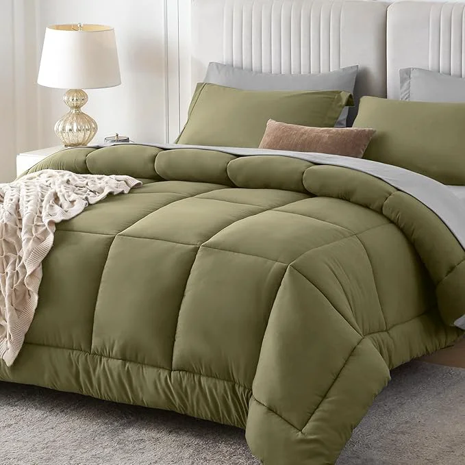 Original Sasttie Full Size Comforter Sets 7 Pieces Reversible Bed in a Bag Full Verified