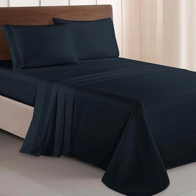 Trendy Elegant Comfort Luxurious 1500 Premium Hotel Quality Microfiber Three Line Modern
