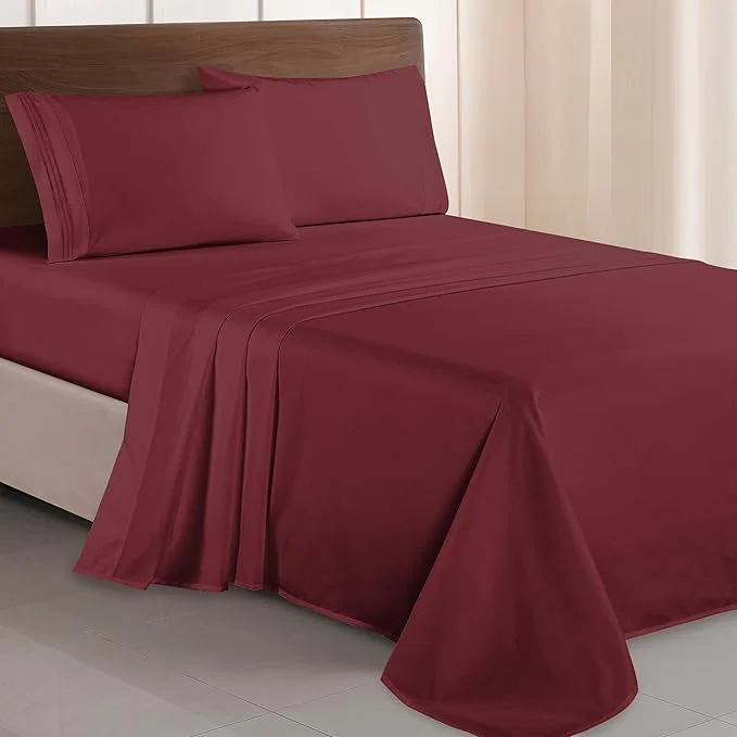 Authentic Elegant Comfort Luxurious 1500 Premium Hotel Quality Microfiber Three Line Refined