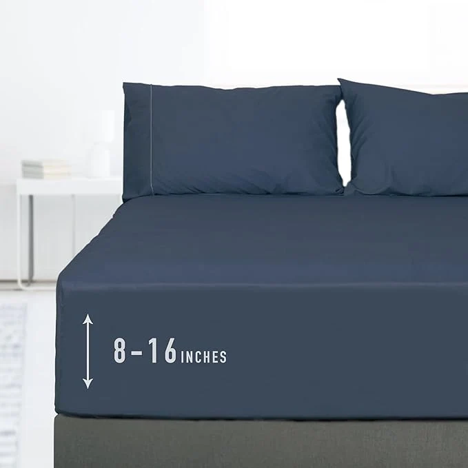 Reusable Sunflower King Fitted Sheet 1-Piece Deep Pocket Fitted Bottom Sheet 16 Sophisticated