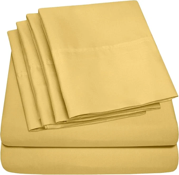 Easy-to-Use Sweet Home Collection 6 Piece 1500 Supreme Collection Brushed Microfiber Deep Professional