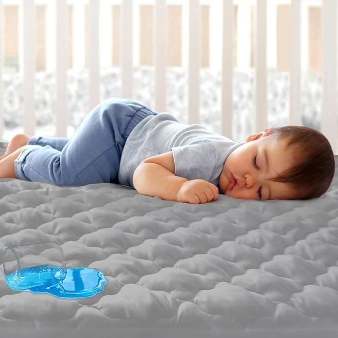 Luxury Mini Crib Mattress Protector Sheets Fitted Waterproof Mini Crib Mattress Pad Effective