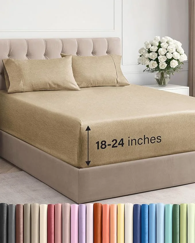 Efficient Extra Deep Queen Sheet Set Unique