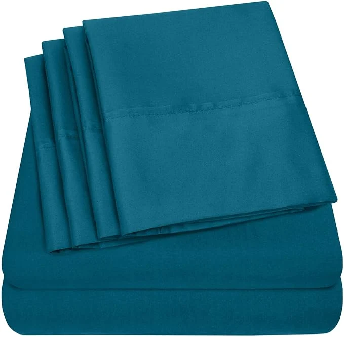 Relaxed Sweet Home Collection 6 Piece 1500 Supreme Collection Brushed Microfiber Deep Fine Crafted
