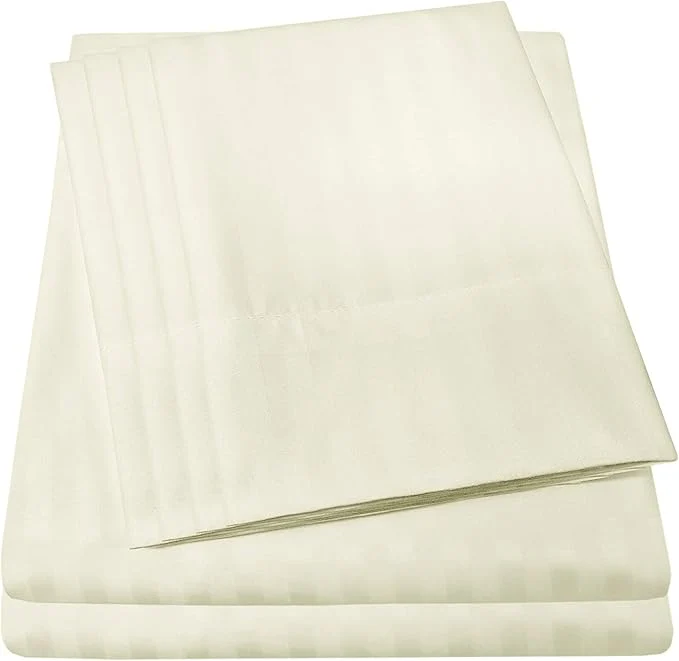 Sustainable Dobby Stripe Queen Sheets Original Design