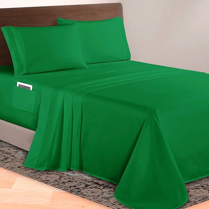 Exclusive Elegant Comfort Luxurious 1500 Premium Hotel Quality Microfiber 4-Piece Sheet Proven