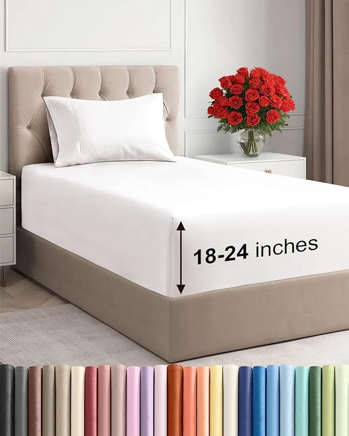 Responsible Extra Deep Twin Sheet Set Sophisticated