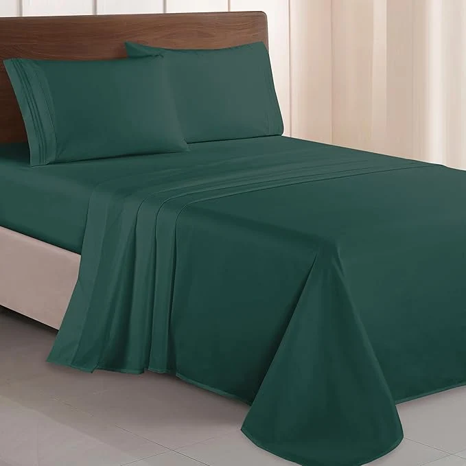 Flexible Elegant Comfort Luxurious 1500 Premium Hotel Quality Microfiber Three Line Pure