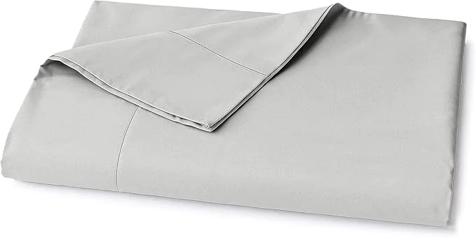 Certified Lane Linen Organic Cotton Queen Size Flat Sheet Only Refined