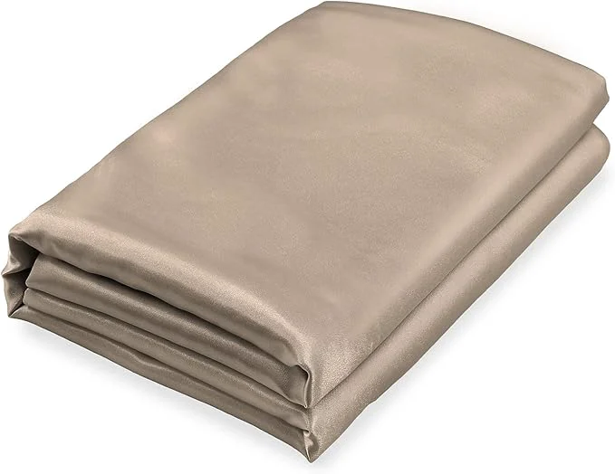 Artisan Homiest Taupe Satin Flat Sheet World-Class